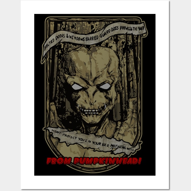 PumpkinHead Wall Art by VintageGrim